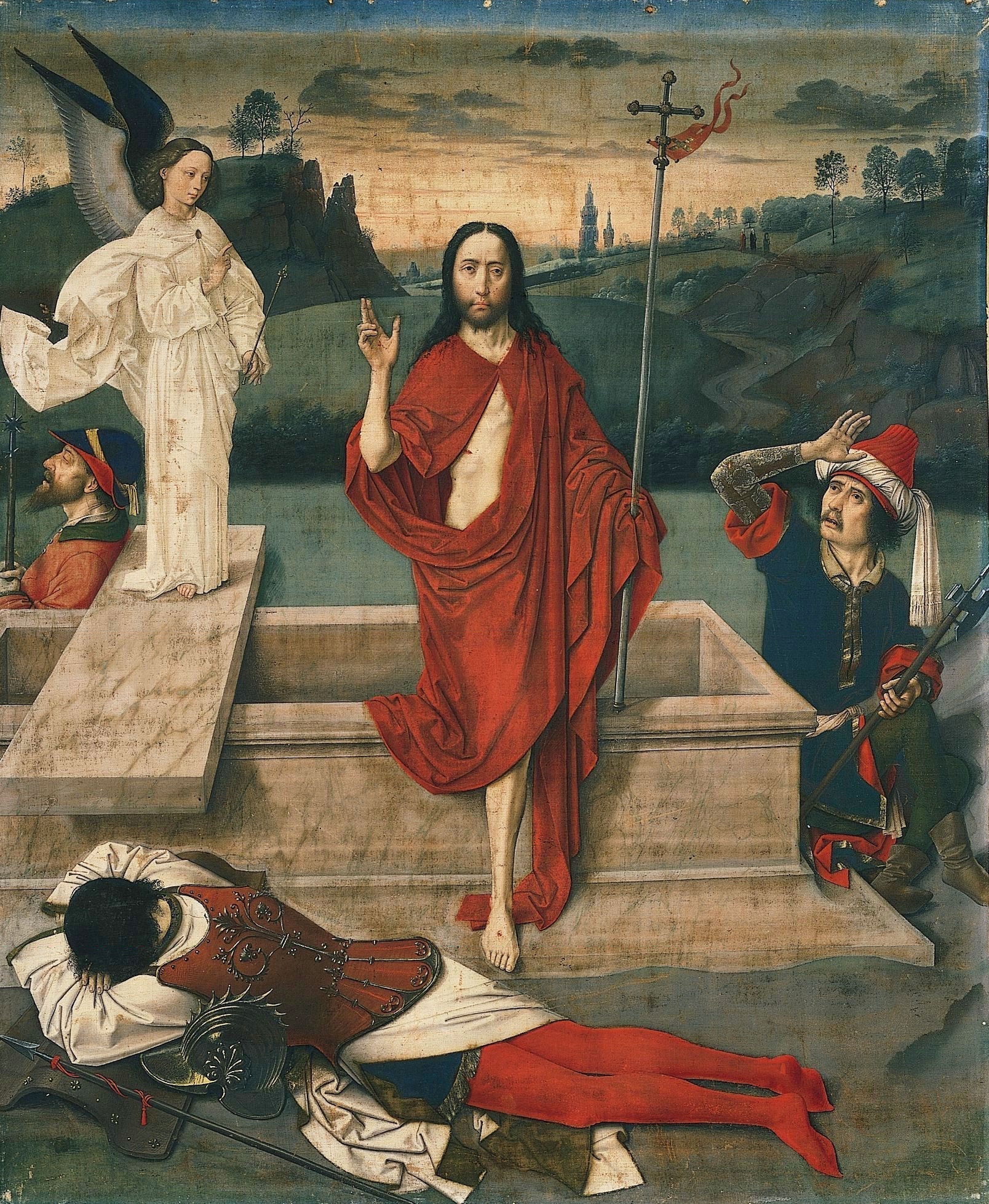 La Résurrection - Dirk Bouts image 1 reproduction artisanale de tableau