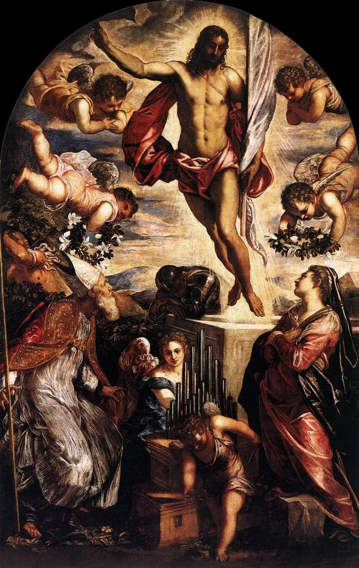 La résurrection du Christ - Jacopo Tintoretto