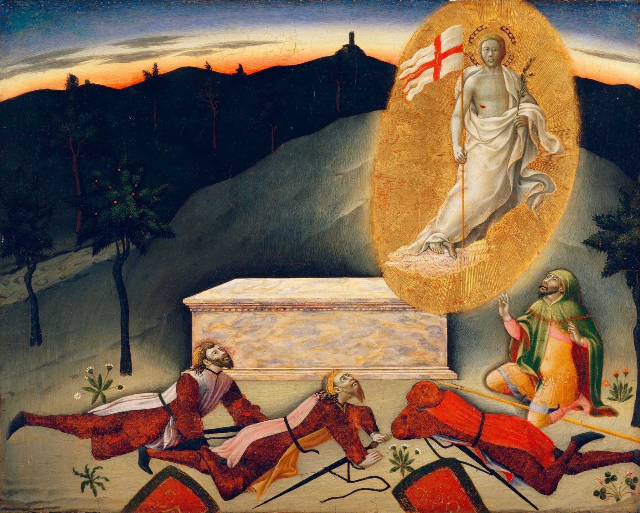 La Résurrection - Master of the Osservanza image 1 tableau peint à l’huile sur toile