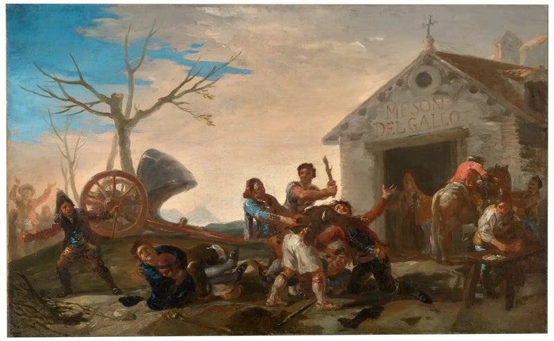 La Riña dans le Mesón del Gallo - Francisco de Goya