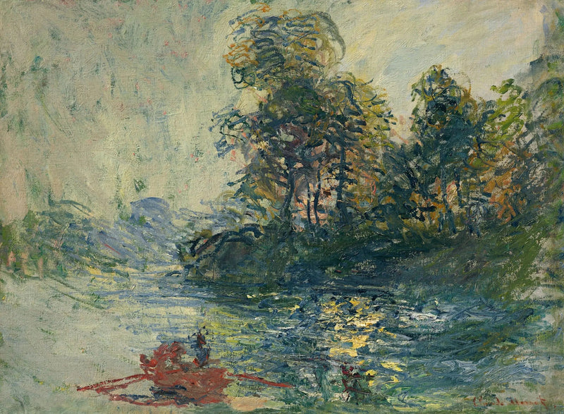 La rivière - Claude Monet