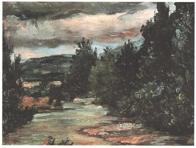 La Rivière dans la plaine - Paul Cézanne