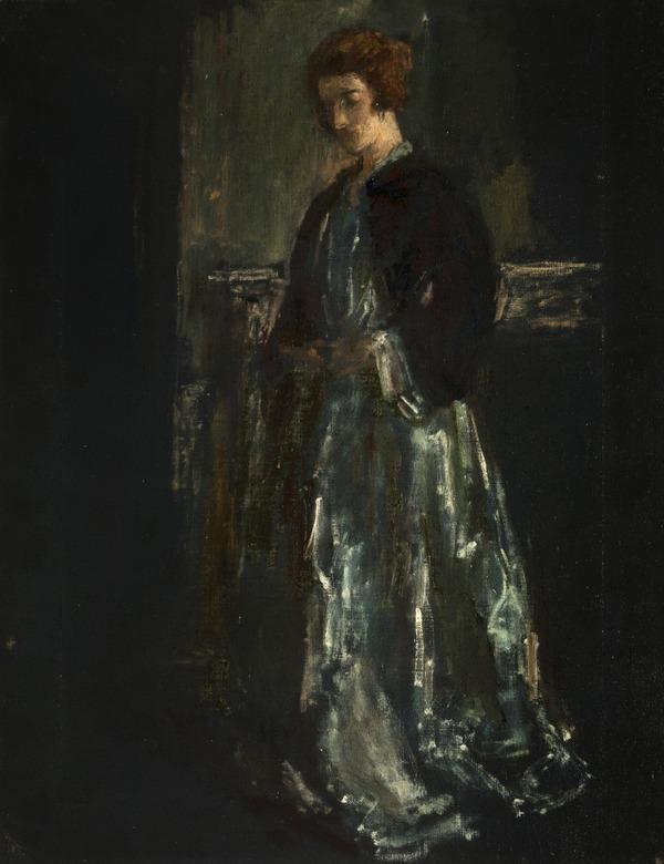 La robe bleue - Philip Wilson Steer image 1 reproduction artisanale de tableau