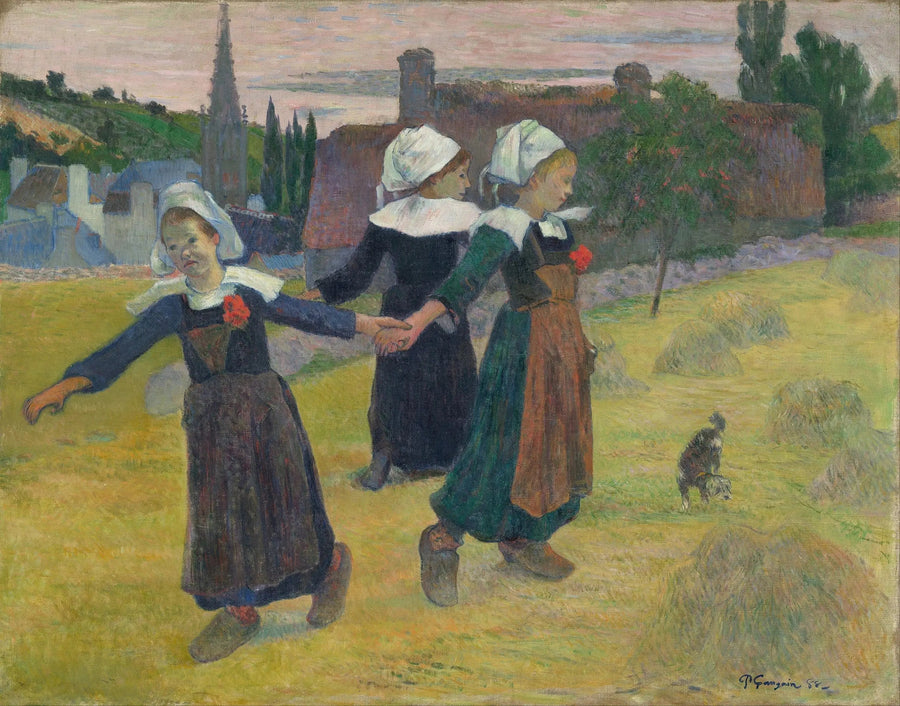 La Ronde des petites Bretonnes - Paul Gauguin
