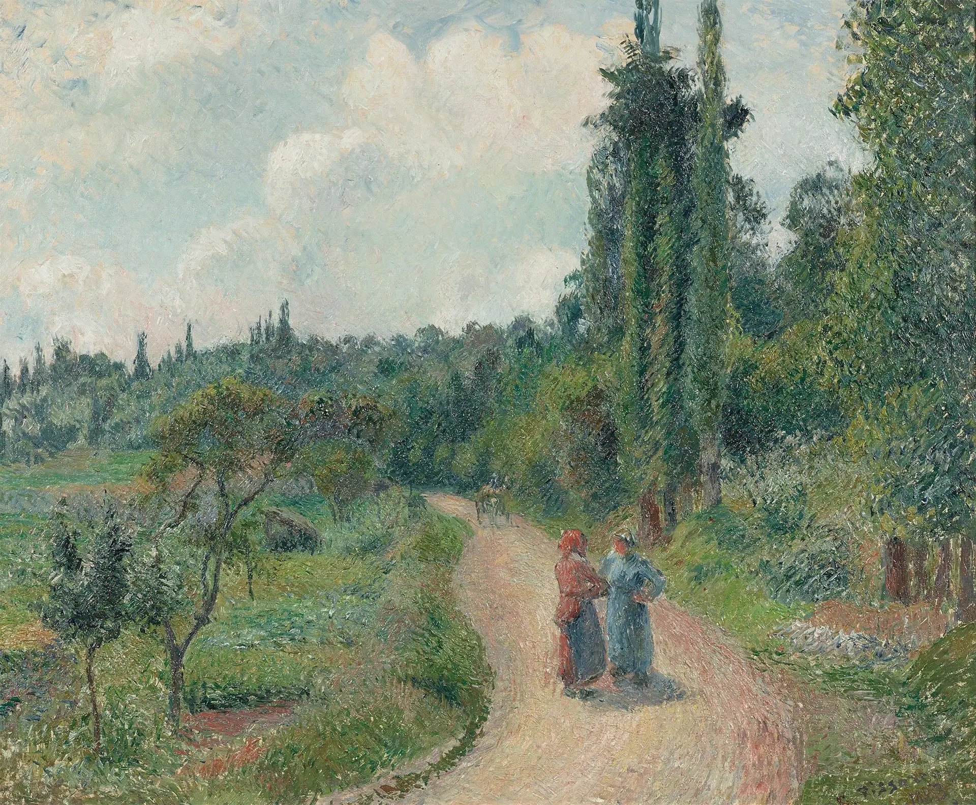 La Route d’Osny - Camille Pissarro image 1 reproduction artisanale de tableau
