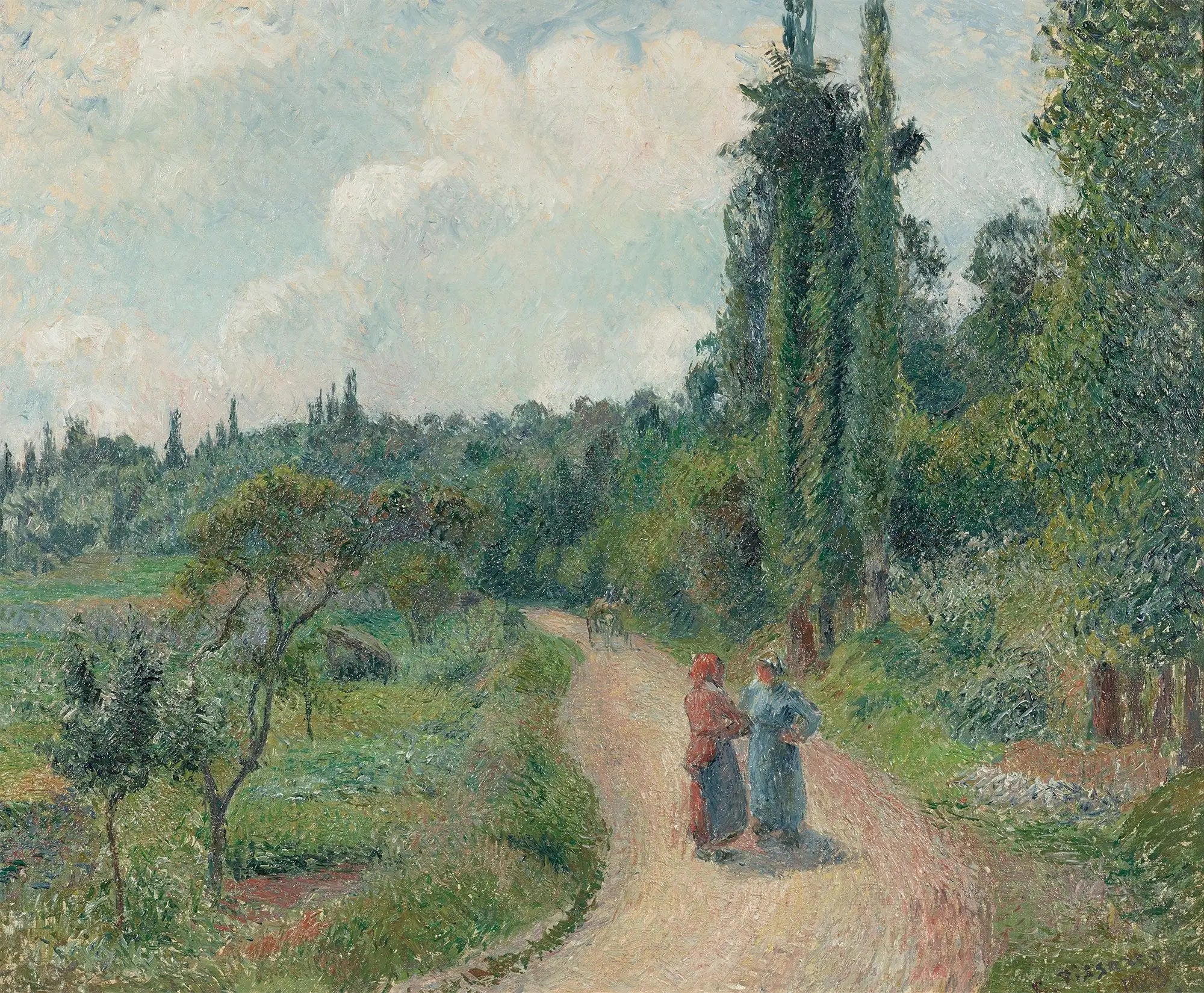La Route d’Osny - Camille Pissarro image 1 reproduction artisanale de tableau