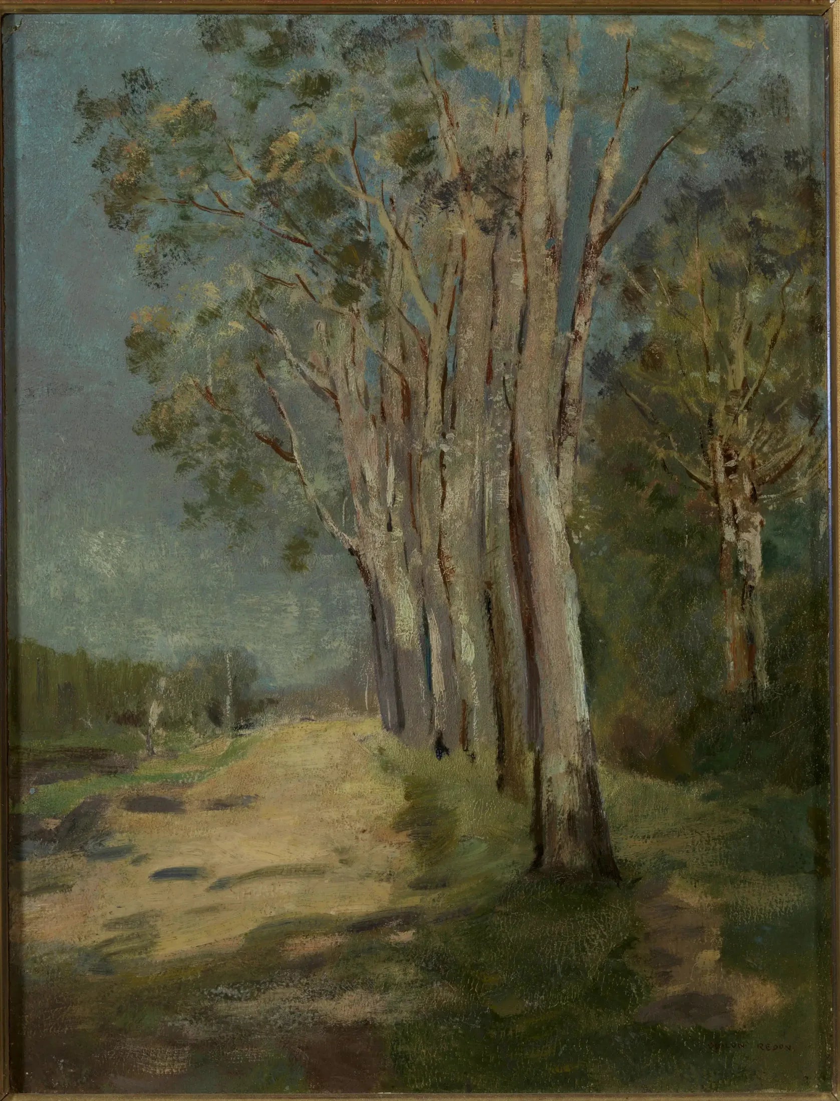 La route de Bièvres - Odilon Redon image 1 reproduction de peinture à l’huile