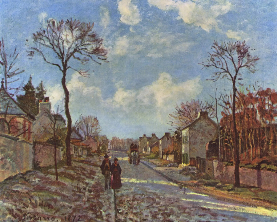 La Route de Louveciennes - Camille Pissarro