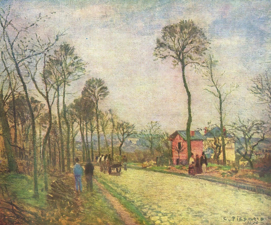 La Route de Louveciennes - Camille Pissarro