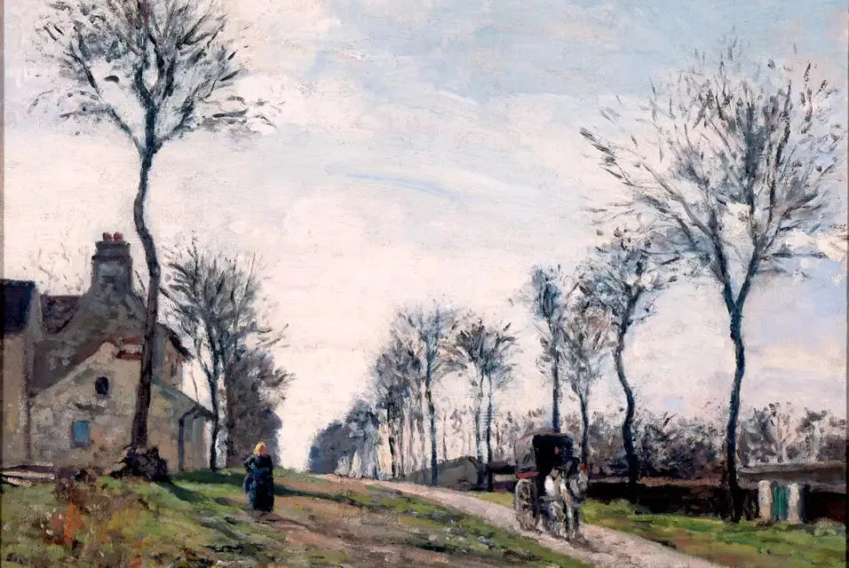 La route de Marly - Camille Pissarro image 1 reproduction artisanale de tableau