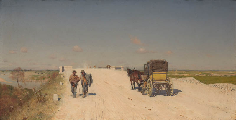 La route de Naples à Brindisi - Giuseppe De Nittis