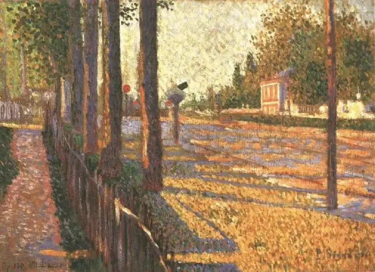 La route de Pontoise - Paul Signac image 1 copie de tableau peinte à la main
