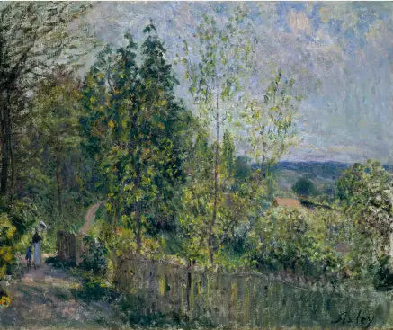 La route des bois - Alfred Sisley image 1 copie de tableau peinte à la main