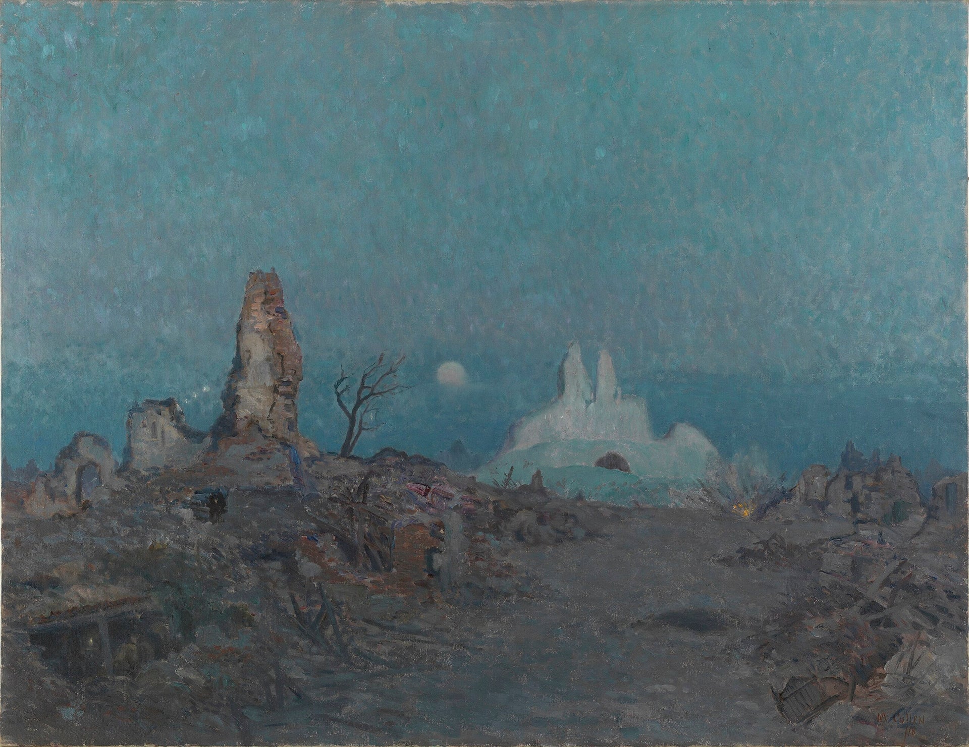 La route en contrebas, Hangard - Maurice Galbraith Cullen image 1 reproduction artisanale de tableau
