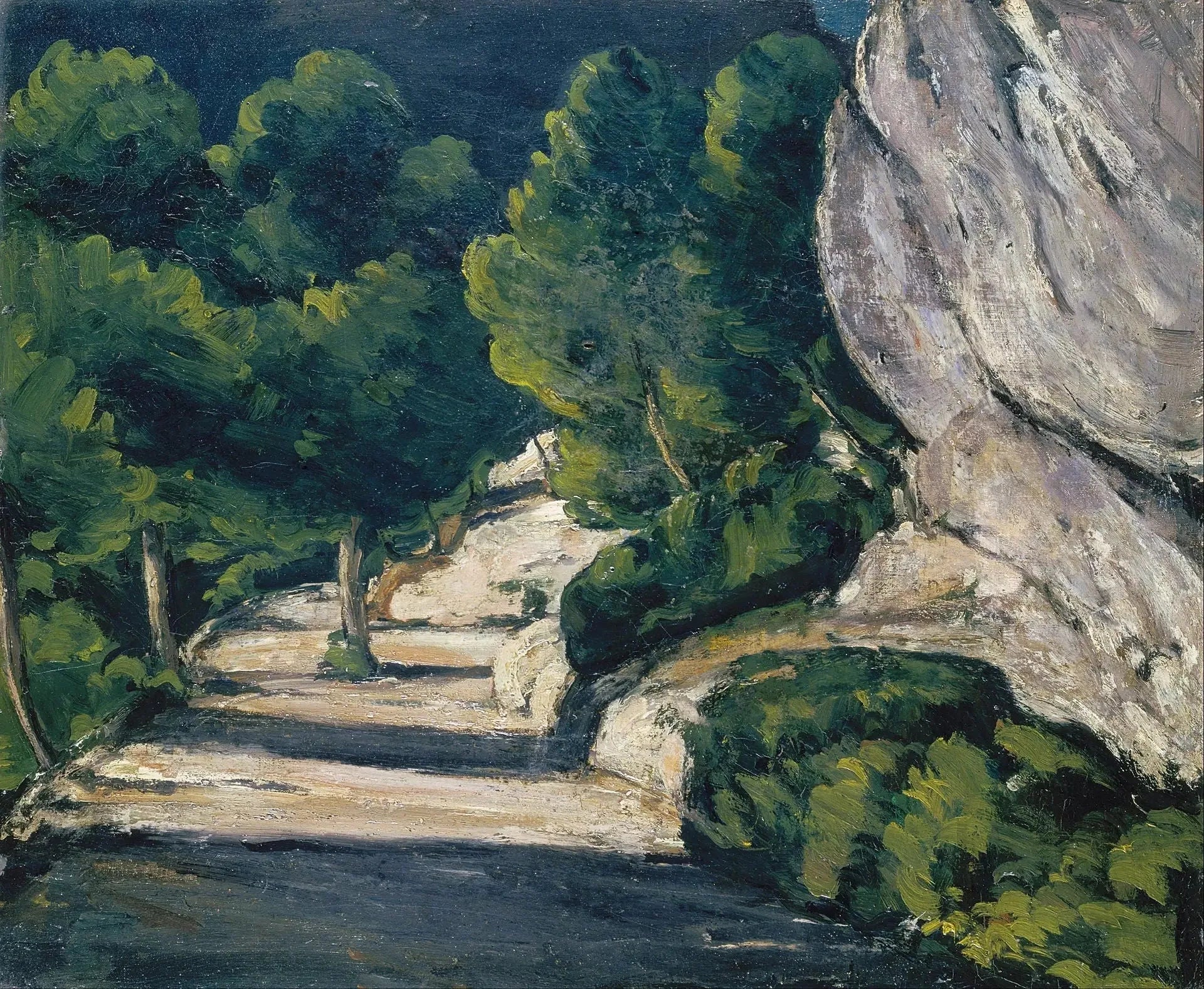 La Route forestière - Paul Cézanne image 1 reproduction réalisée par Alpha Reproduction