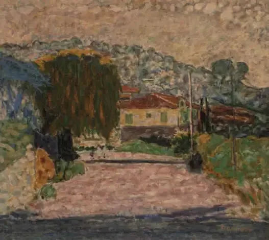 La route rose - Pierre Bonnard image 1 reproduction d’œuvre d’art à l’huile