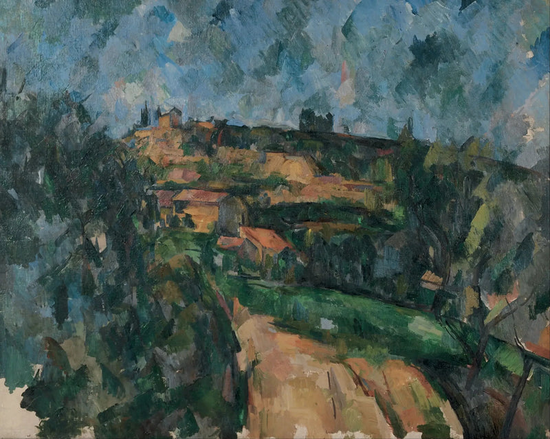 La Route tournante en haut du chemin des Lauves - Paul Cézanne