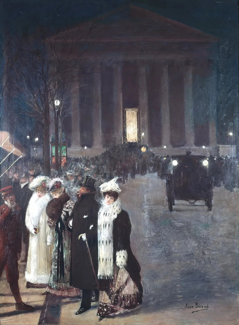 La rue Royale, le soir de Noël - Jean Béraud