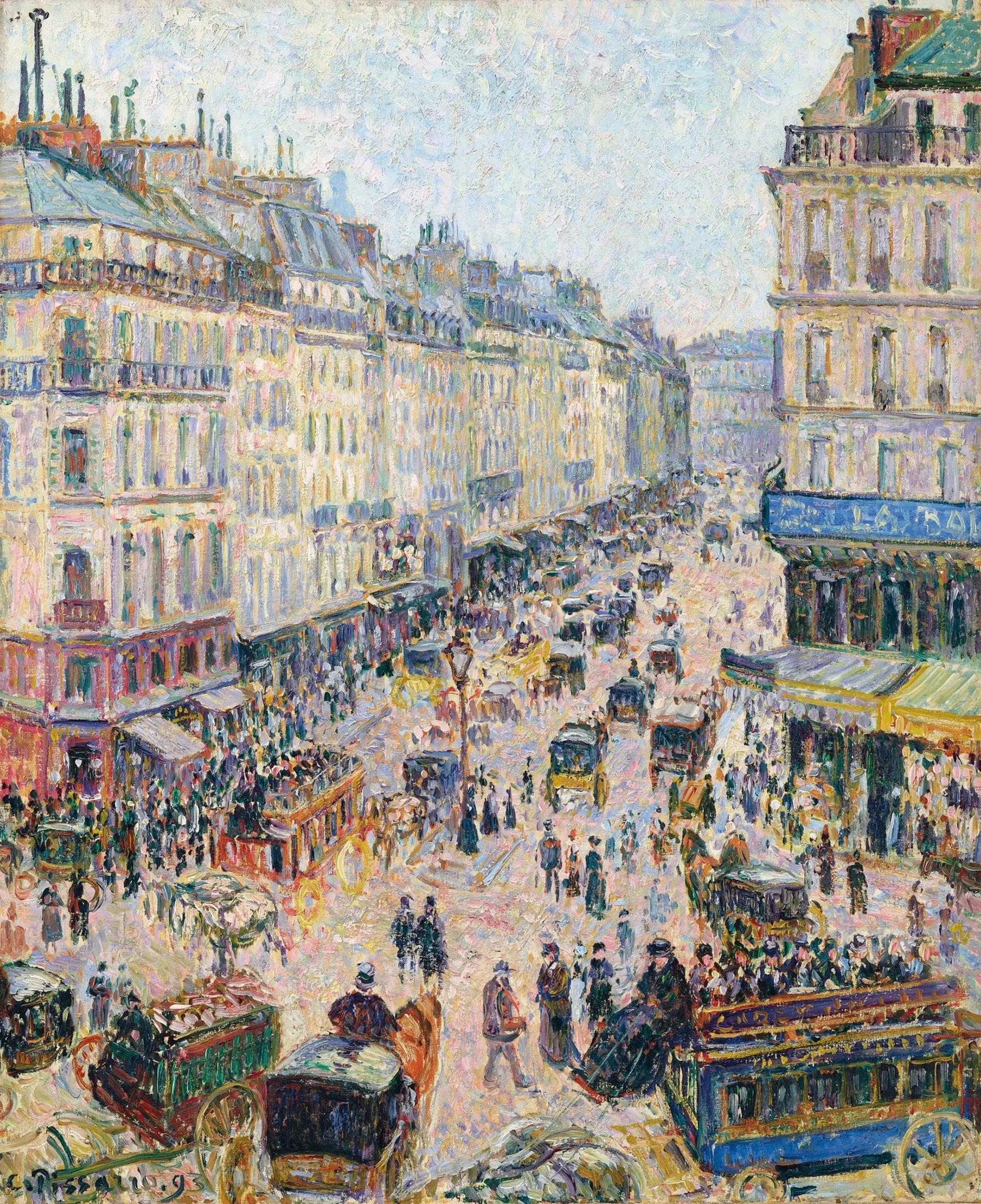 La rue Saint-Lazare, temps lumineux - Camille Pissarro image 1 reproduction réalisée par Alpha Reproduction