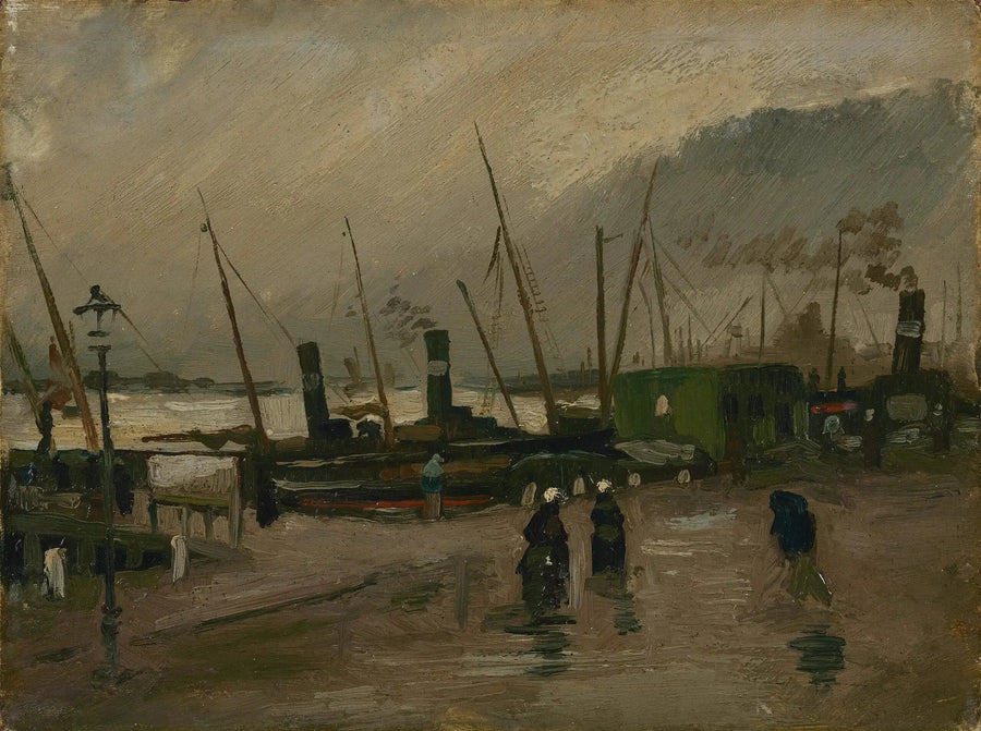 La Ruijterkade à Amsterdam - Vincent van Gogh