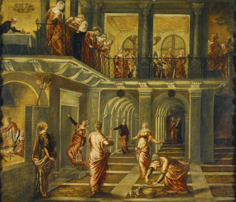 La Sage et la Folle Vierges - Jacopo Tintoretto