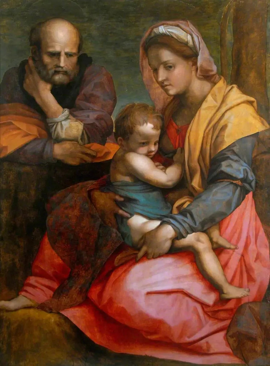 La Sainte Famille - Andrea del Sarto image 1 copie de tableau peinte à la main