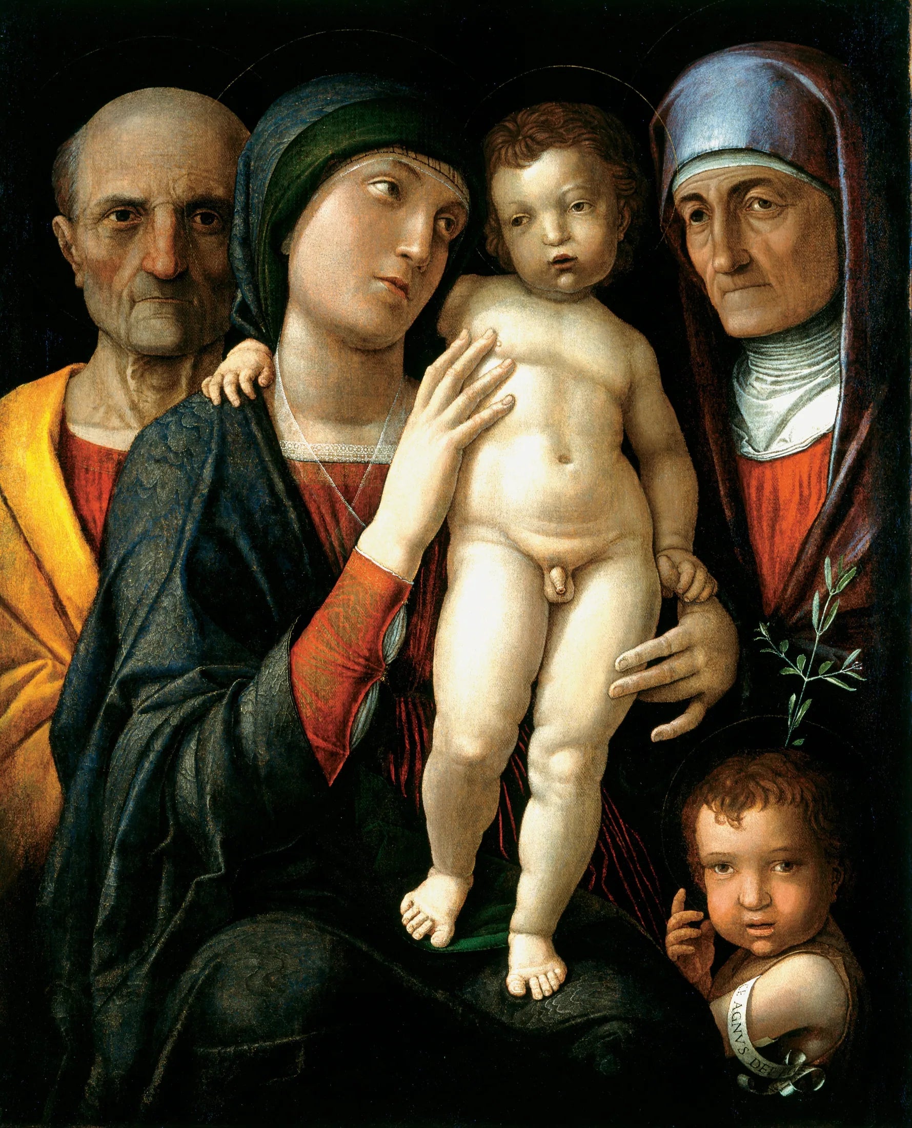 La Sainte Famille - Andrea Mantegna image 1 reproduction de peinture à l’huile