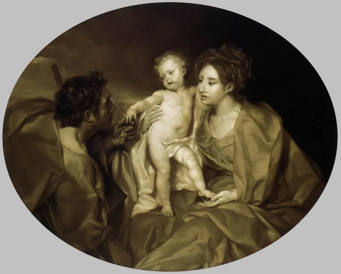 La Sainte Famille - Anton Raphael Mengs image 1 reproduction de peinture à l’huile