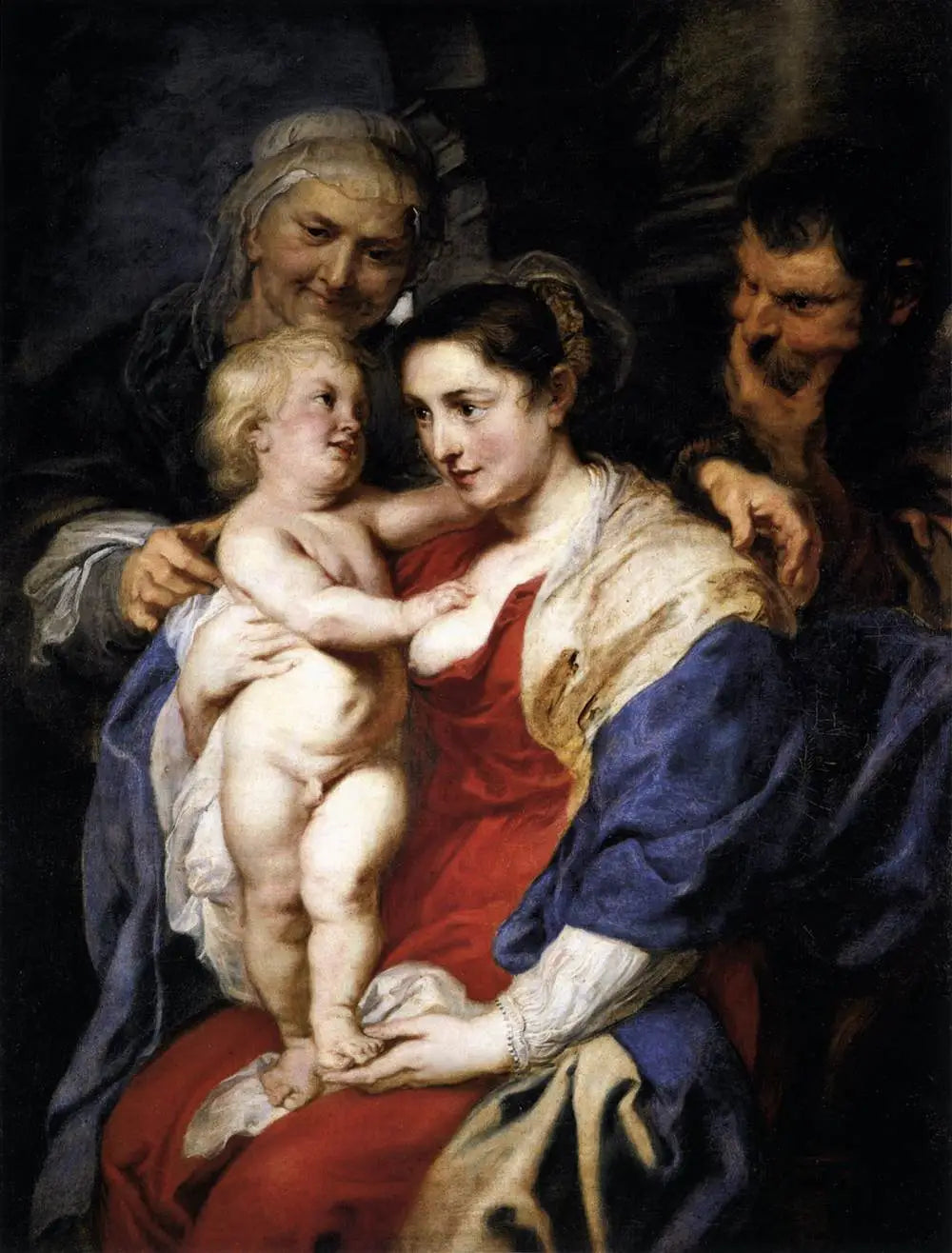 La Sainte Famille avec Sainte Anne - Peter Paul Rubens image 1 tableau peint à l’huile sur toile