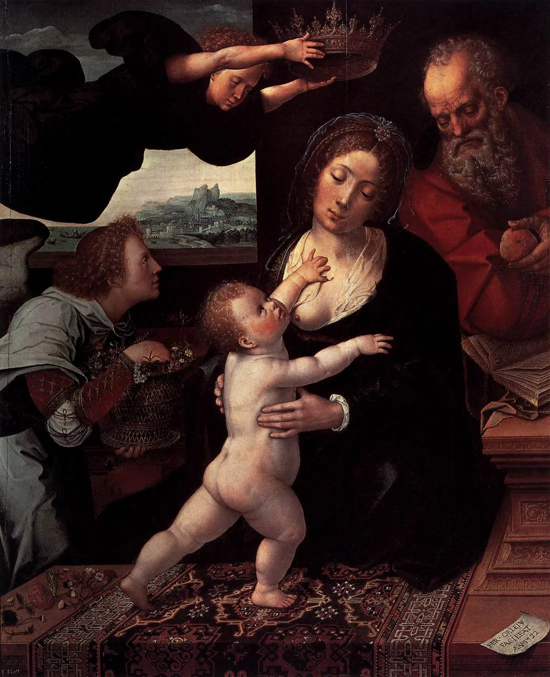 La Sainte Famille - Bernard van Orley image 1 reproduction réalisée par Alpha Reproduction