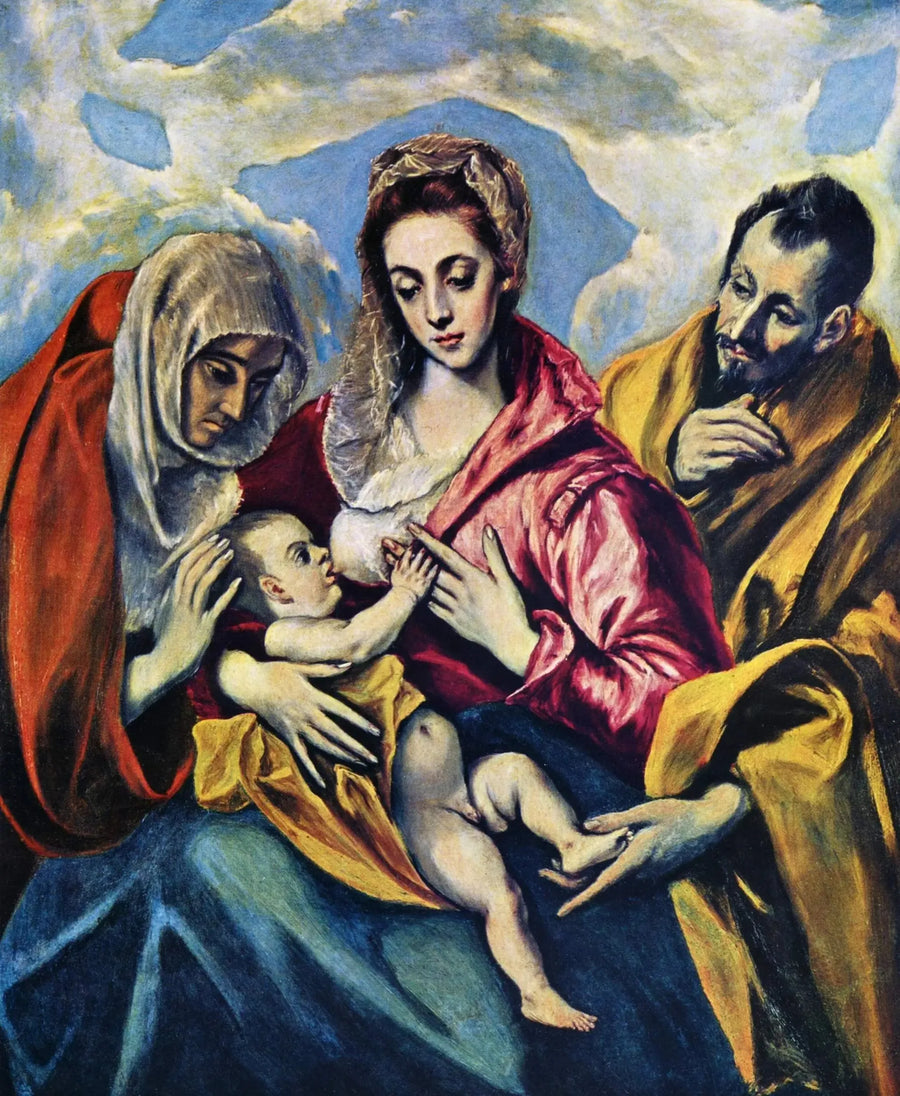 La Sainte Famille. - El Greco