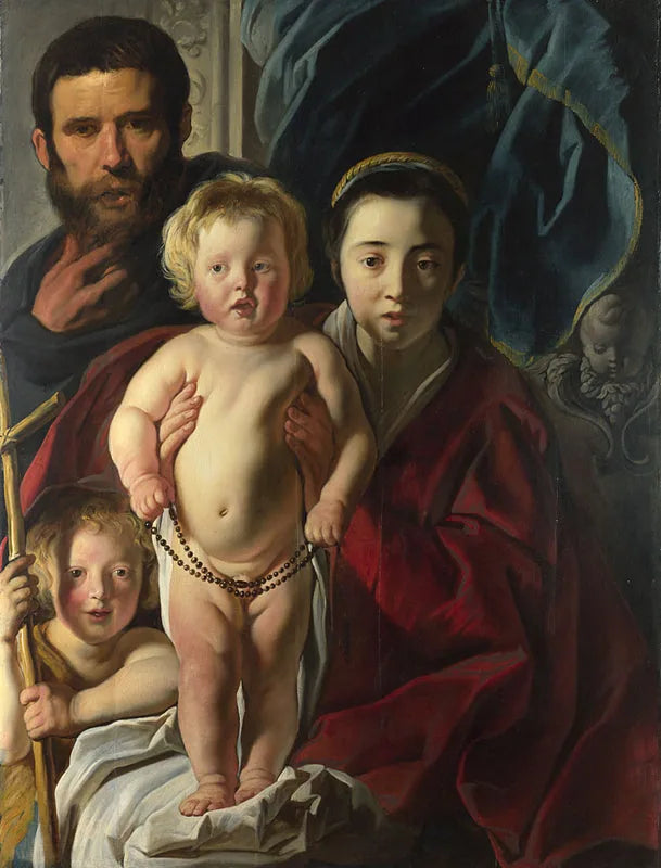 La Sainte Famille et saint Jean-Baptiste - Jacob Jordaens