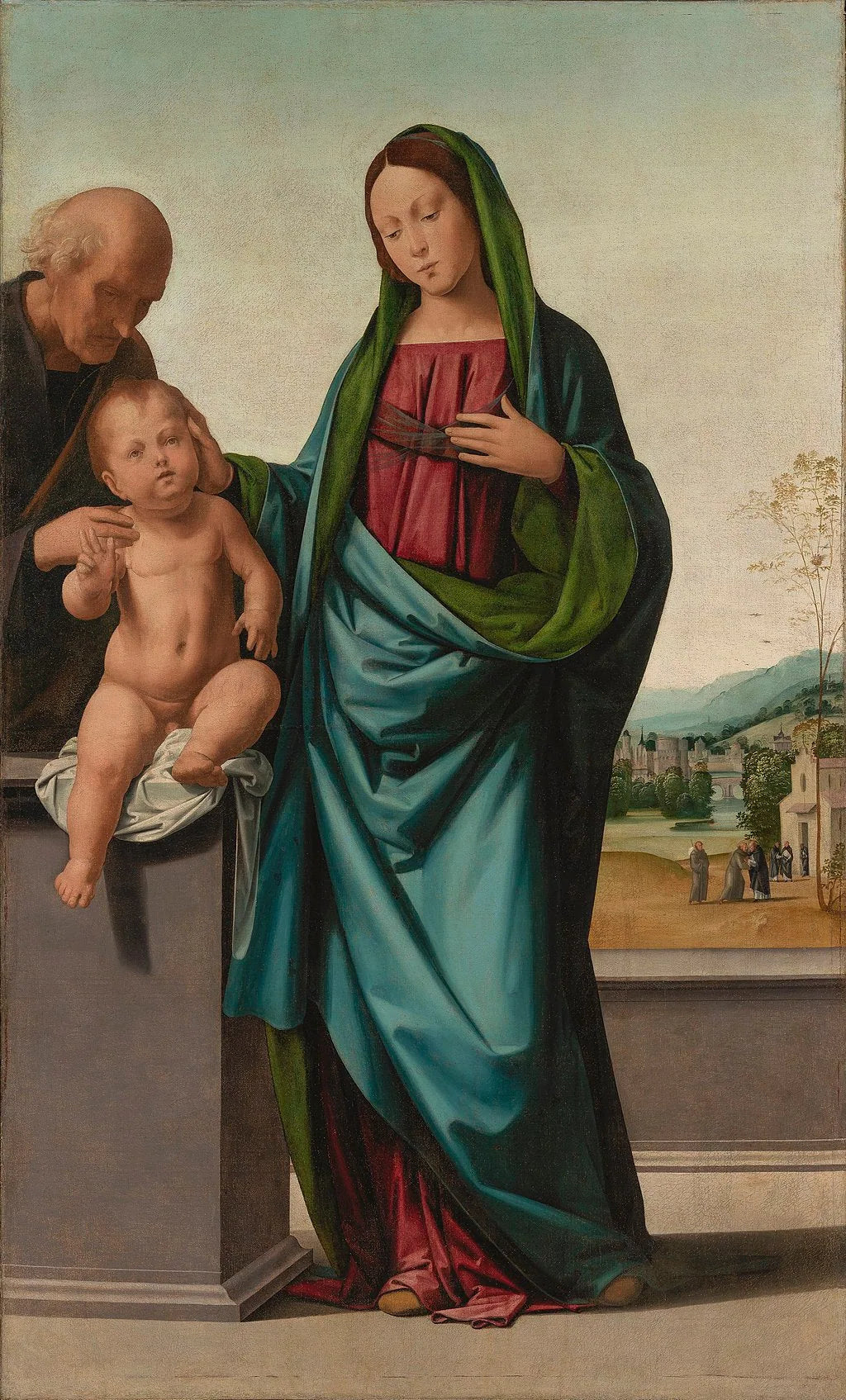 La Sainte Famille - Fra Bartolomeo image 1 copie de tableau peinte à la main