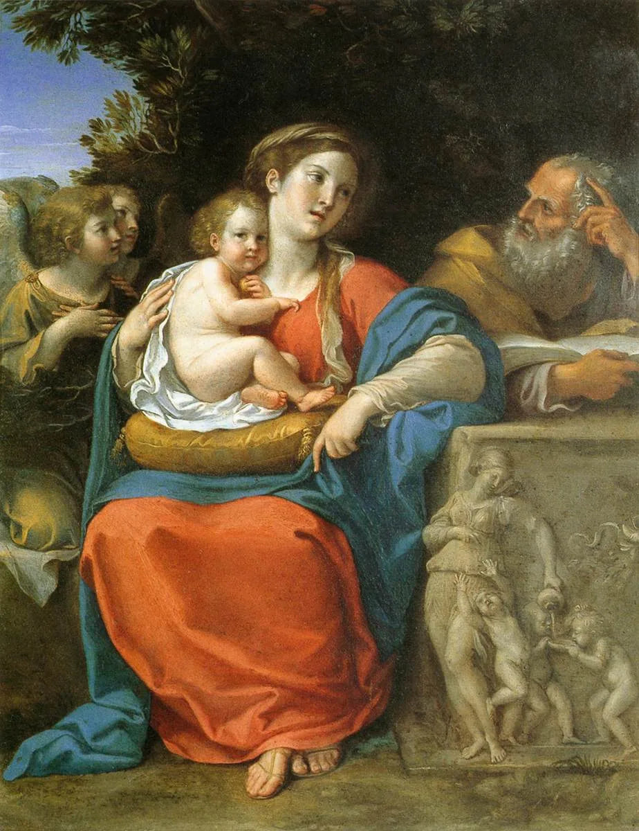 La Sainte Famille - Francesco Albani image 1 reproduction de peinture à l’huile
