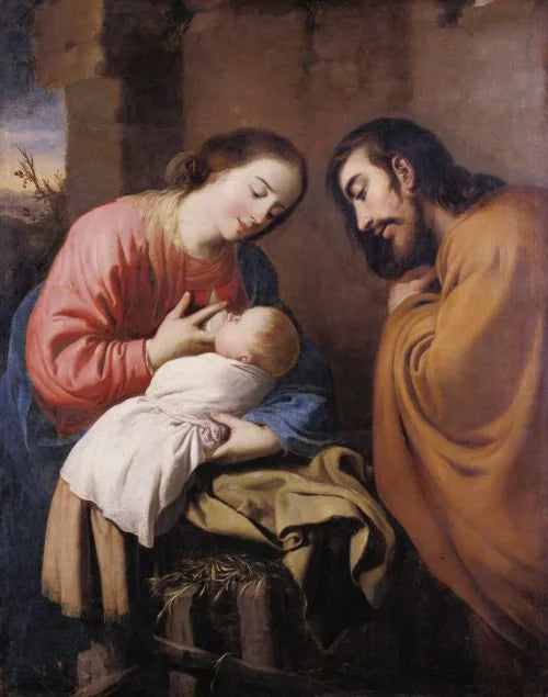 La Sainte Famille - Francisco de Zurbarán image 1 reproduction artisanale de tableau