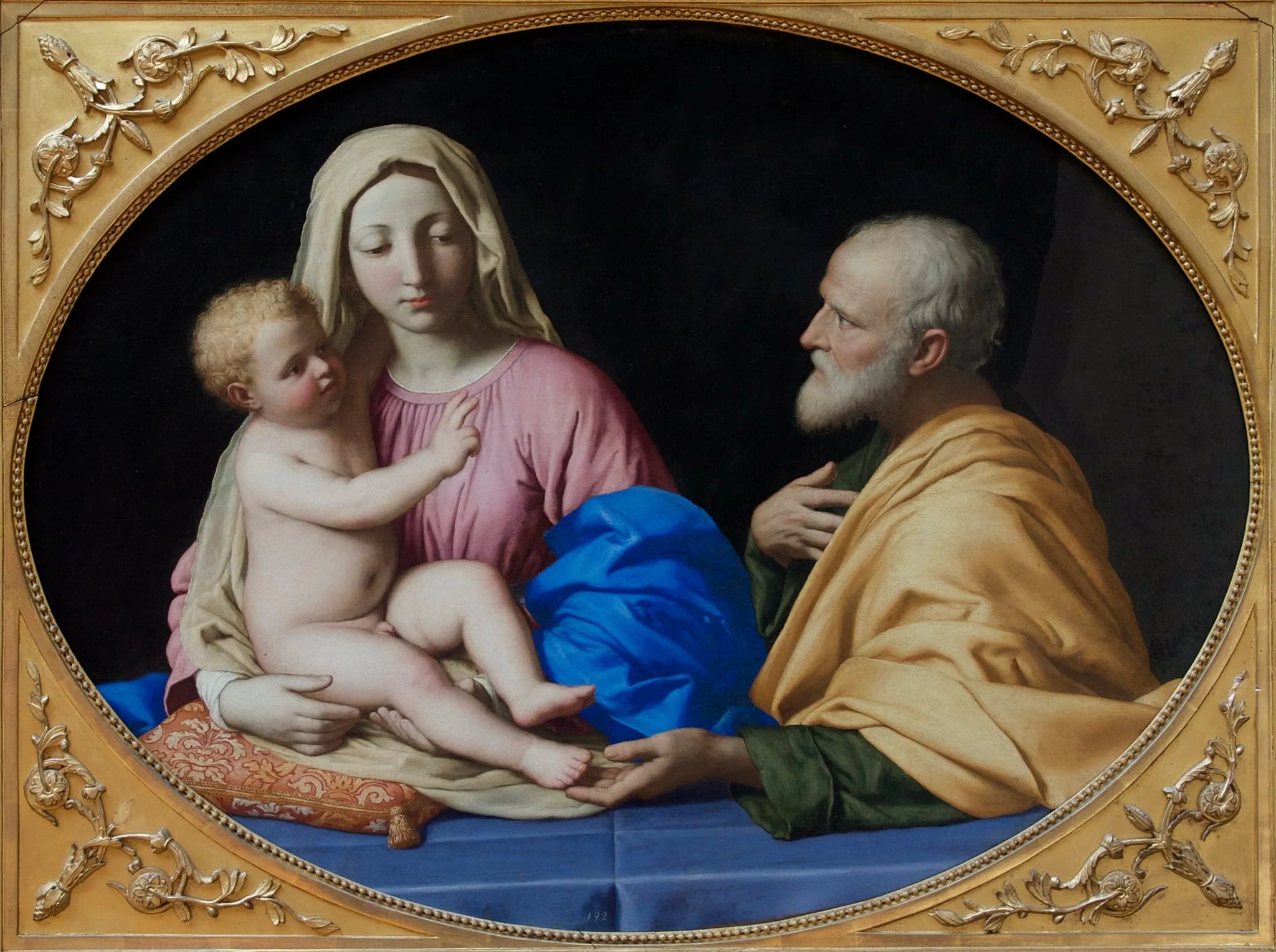 La Sainte Famille - Giovanni Battista Salvi image 1 copie peinte à la main à l’huile