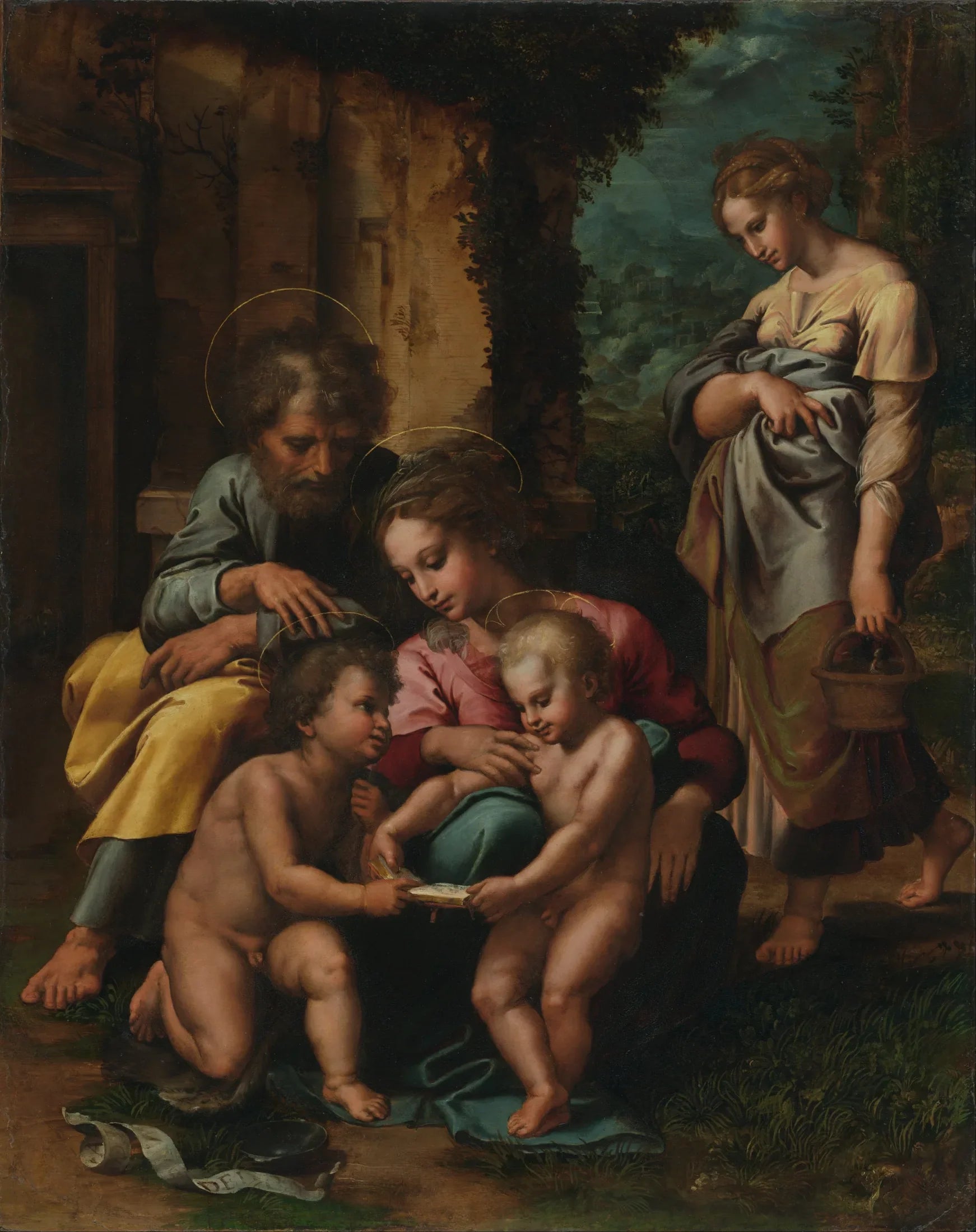 La Sainte Famille - Giulio Romano image 1 reproduction réalisée par Alpha Reproduction