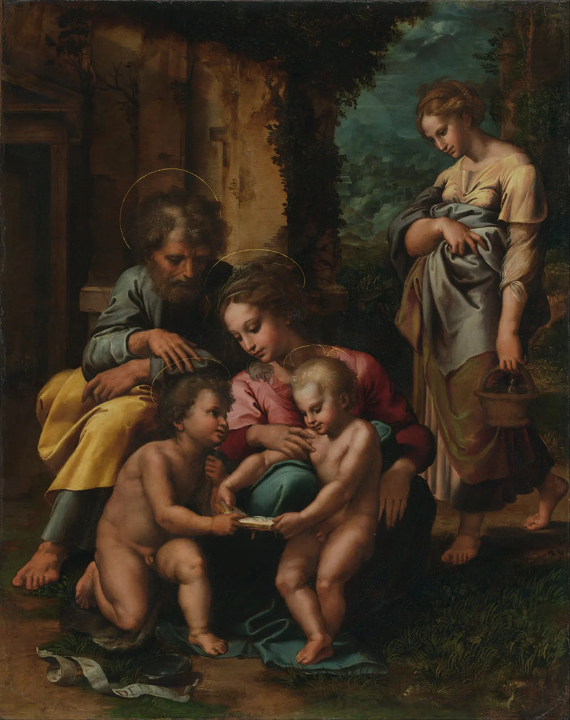 La Sainte Famille - Giulio Romano