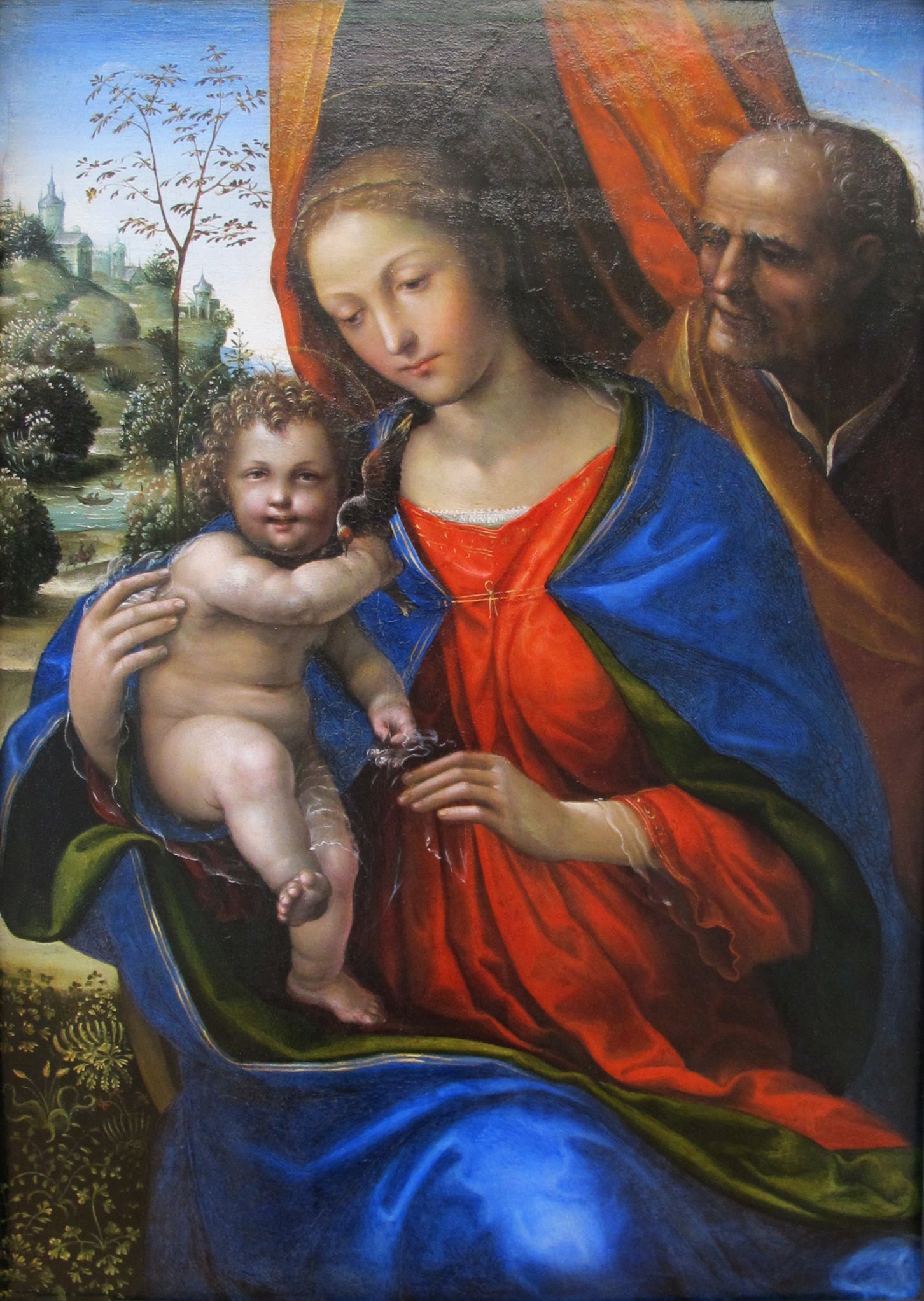 La Sainte Famille - Il Sodoma (Giovanni Antonio Bazzi) image 1 tableau peint à l’huile sur toile