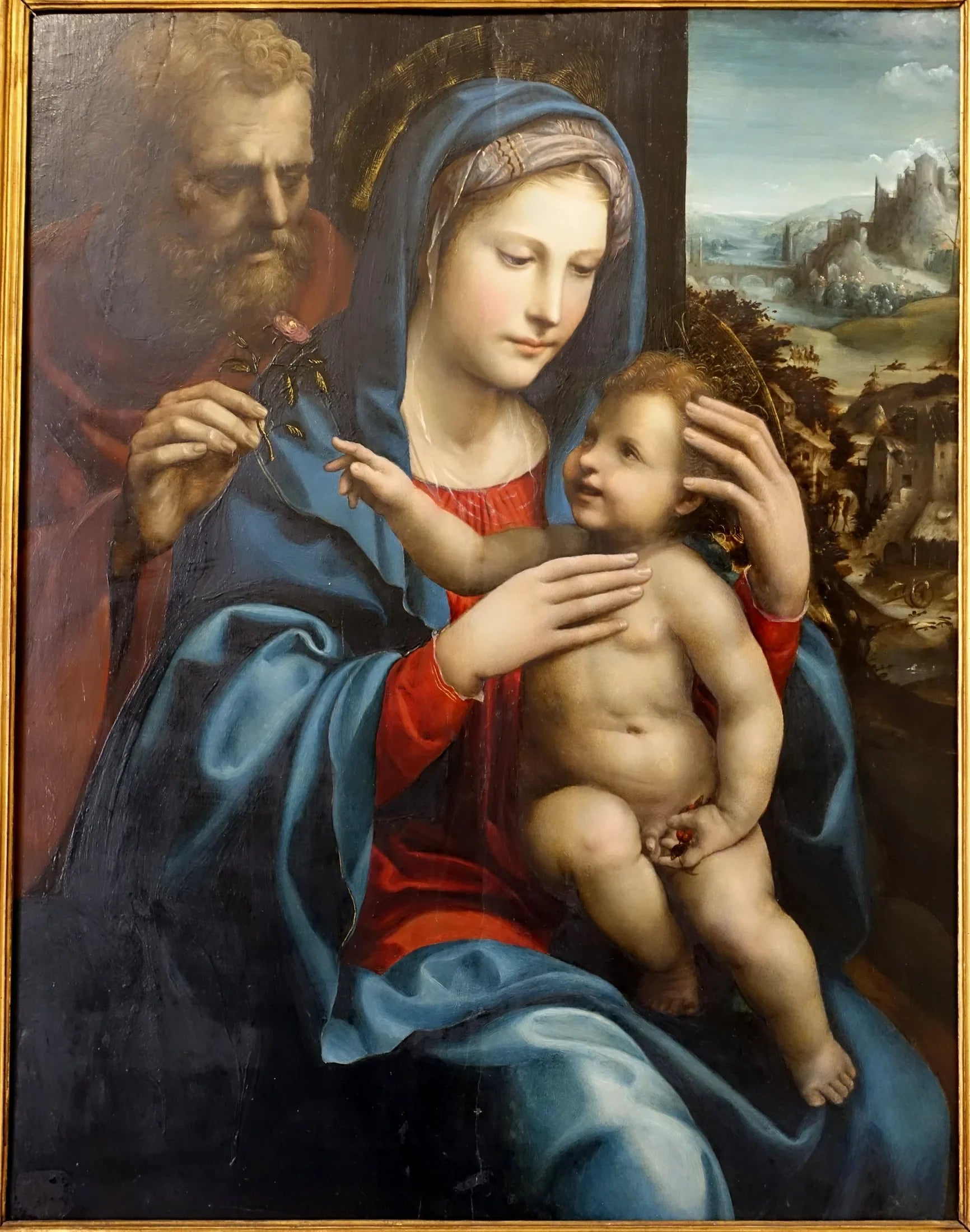 La Sainte Famille - Il Sodoma (Giovanni Antonio Bazzi) image 1 reproduction de peinture à l’huile
