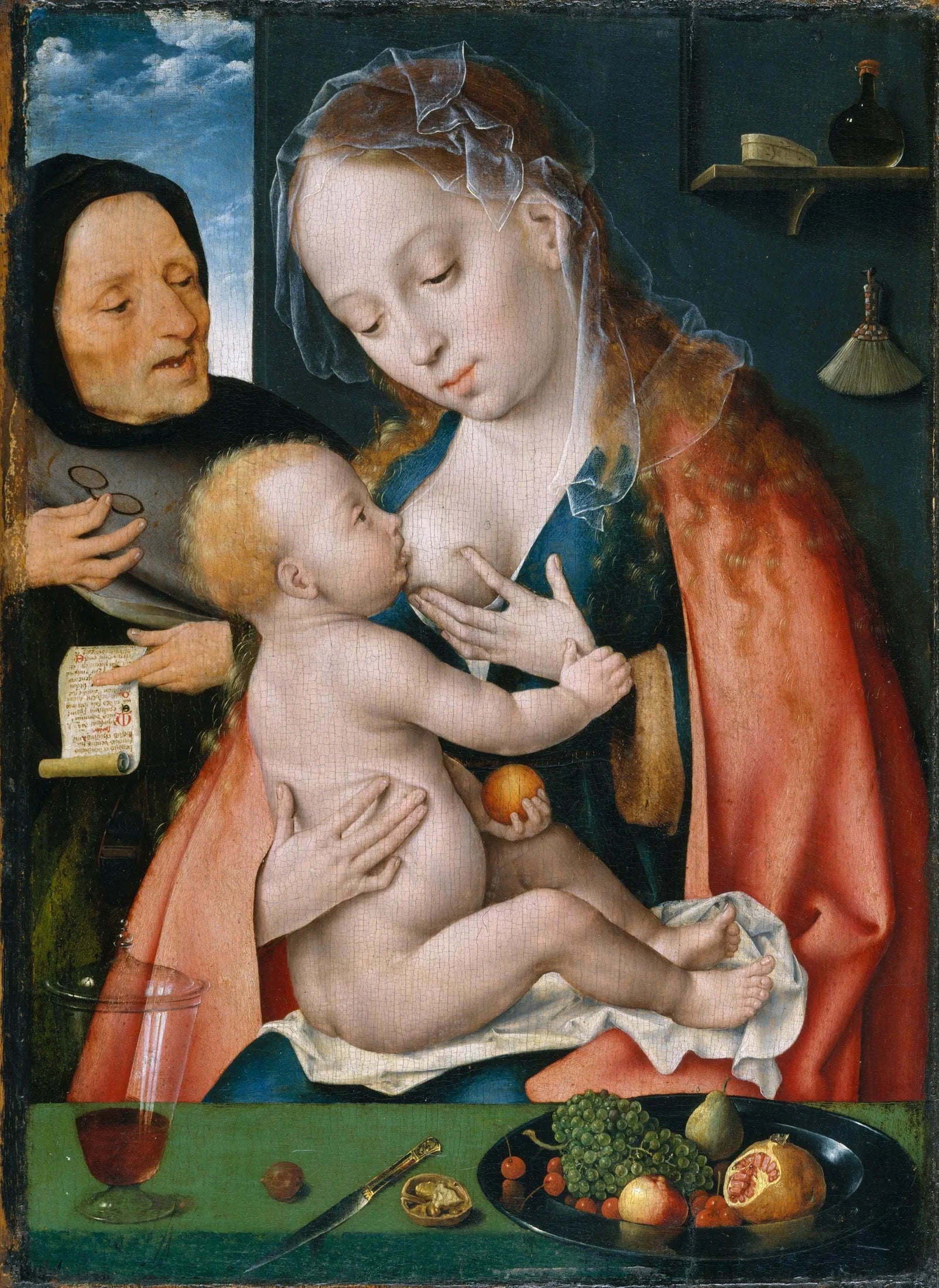 La Sainte Famille - Joos van Cleve image 1 tableau peint à l’huile sur toile