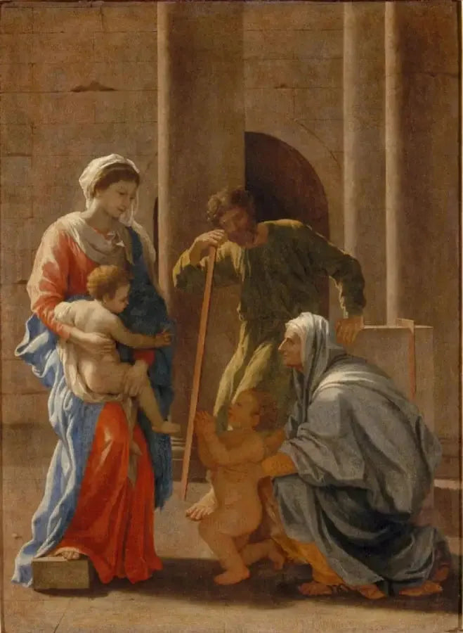 La Sainte Famille - Nicolas Poussin image 1 reproduction d’œuvre d’art à l’huile