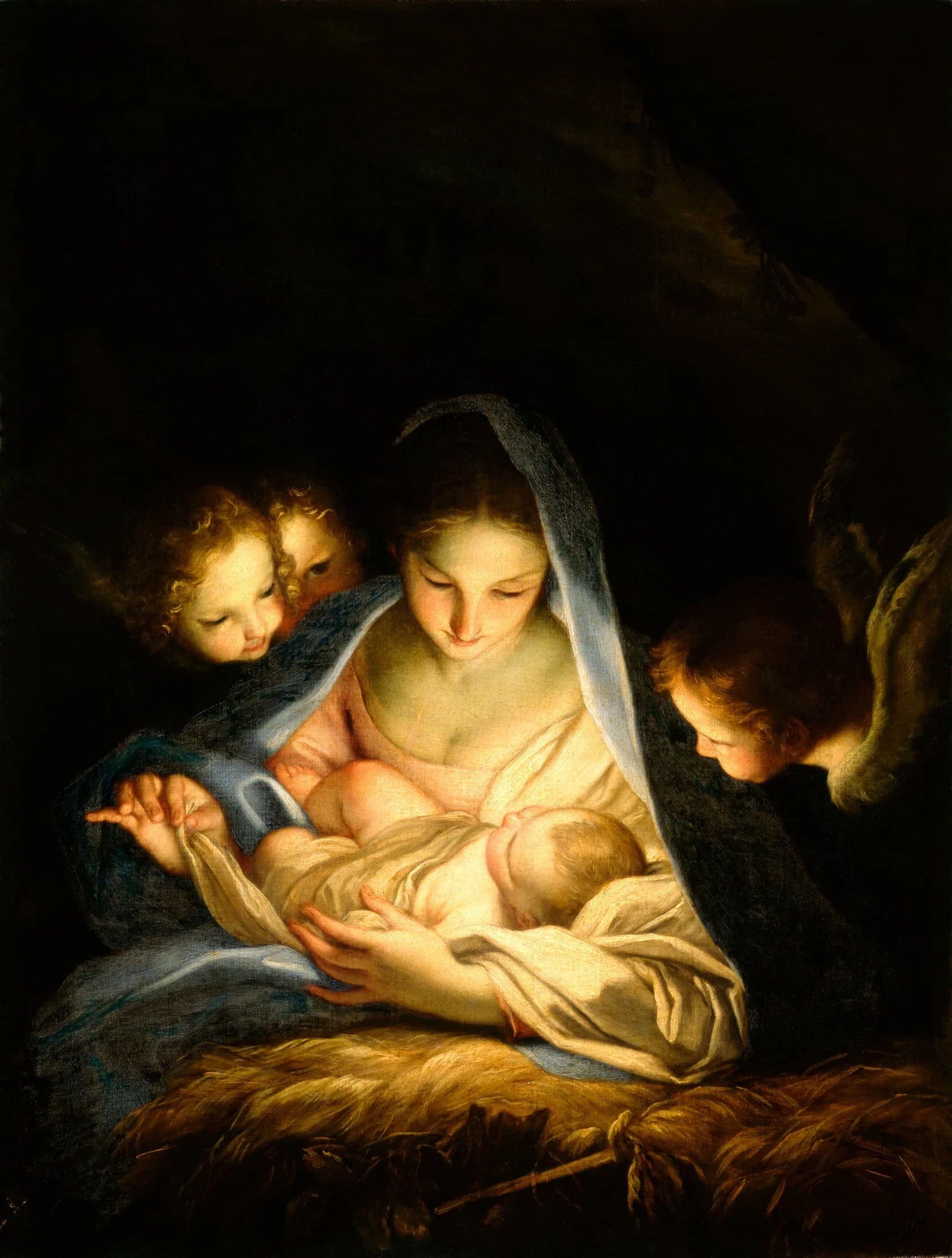 La Sainte Nuit (La Nativité) - Carlo Maratta image 1 reproduction de peinture à l’huile