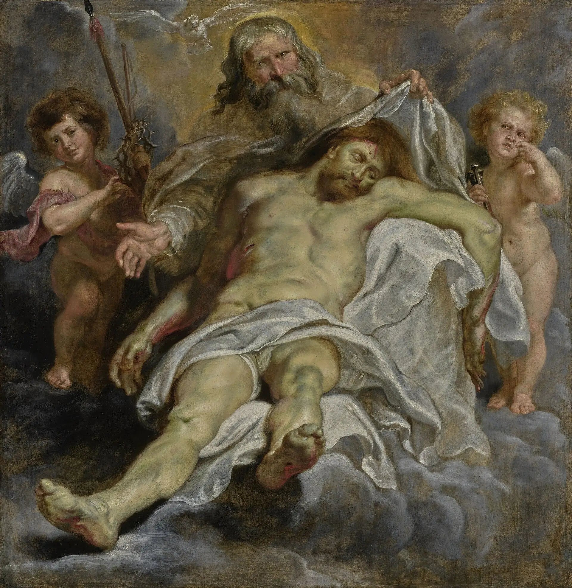 La Sainte Trinité - Peter Paul Rubens image 1 reproduction artisanale de tableau