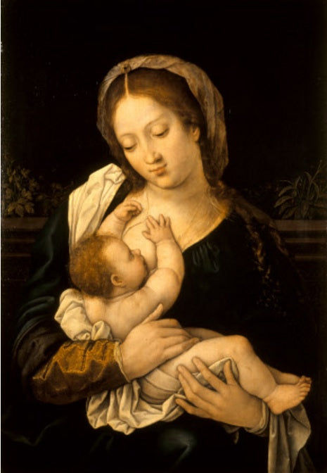 La Sainte Vierge avec l'Enfant Jésus. - Bernard van Orley image 1 reproduction de peinture à l’huile