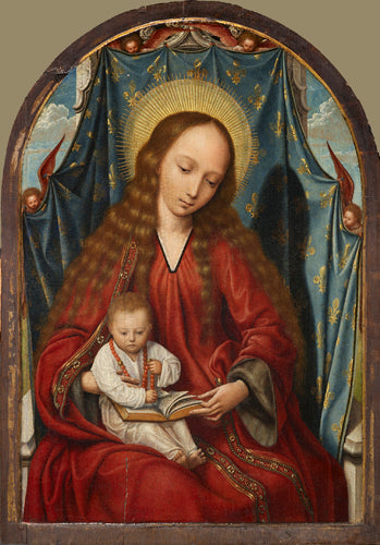 La Sainte Vierge avec l'Enfant Jésus - Quentin Metsys image 1 tableau peint à l’huile sur toile