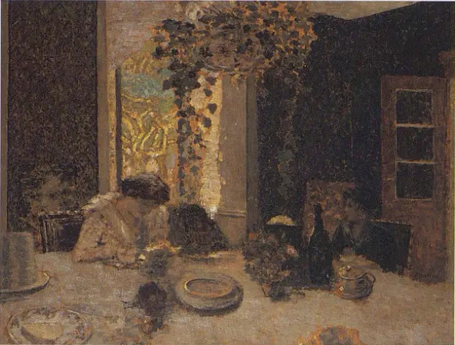La salle à manger à La Naz - Édouard Vuillard