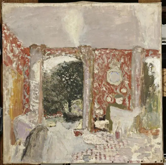 La Salle à manger rouge - Édouard Vuillard