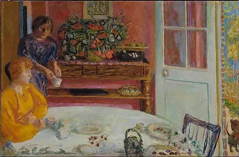 La Salle à manger, Vernonnet - Pierre Bonnard image 1 reproduction d’œuvre d’art à l’huile
