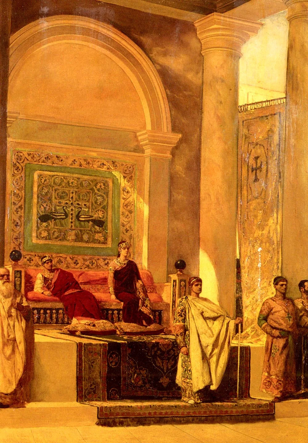 La salle du trône à Byzance - Jean-Joseph Benjamin-Constant image 1 tableau peint à l’huile sur toile